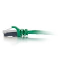 thumbnail image 3 of C2G 1ft Cat6 Ethernet Cable - Snagless Shielded (STP) - Green - Patch cable - RJ-45 (M) to RJ-45 (M) - 1 ft - screened shielded twisted pair (SSTP) - CAT 6 - molded, snagless, stranded - green, 3 of 3