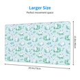 thumbnail image 3 of Kdxio Rabbit And Dragonfly Print Large Gaming Mouse Pad,Non-Slip Base,Water Resist Keyboard Pad for Gamer,Office & Home,29.5 x 15.8 in, 3 of 9