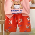 thumbnail image 5 of NAISIBABY Toddler Girls Outfit 2-Piece, Soft Cotton Cute Short Sleeve T-Shirt and Shorts Kids Summer Casual Clothes Sets Multicolor 6Months, 5 of 5