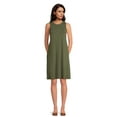 thumbnail image 5 of Time and Tru Women's Sleeveless Knit Swing Dress, Sizes XS-XXXL, 5 of 6