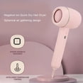 thumbnail image 3 of Secador De Pelo Sonew, Secador De Pelo Iónico Negativo De 800 W Para Hombre Y Mujer, Pelo Largo Y Corto, Secador Pequeño Para Peluquería, Hogar, Viaje, Dormitorio Y Posada, 3 of 7