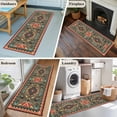 thumbnail image 5 of 2'x6' Rug Runners for Hallways Kitchen, Vintage Southwest Non Slip Entryway Beside Floor Carpet Runner, Ethnic Modern Geometric Washable Laundry Room Bedroom Throw Rugs Mat for Family Pet, 5 of 8