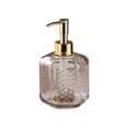 thumbnail image 2 of COM1950s Refillable Glass Soap Dispenser, Hand Soap Pump Bottle for Bathroom, Shower Gel Shampoo Lotion Dispenser for Kitchen Sink Countertop, 2 of 7