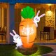 thumbnail image 1 of Conejito inflable de Pascua de 5 pies con zanahoria gigante, decoración de vacaciones al aire libre inflable de Pascua, decoración inflable de jardín de césped inflable de Pascua Kuyhfg Bienvenido a Kuyhfg, 1 of 3