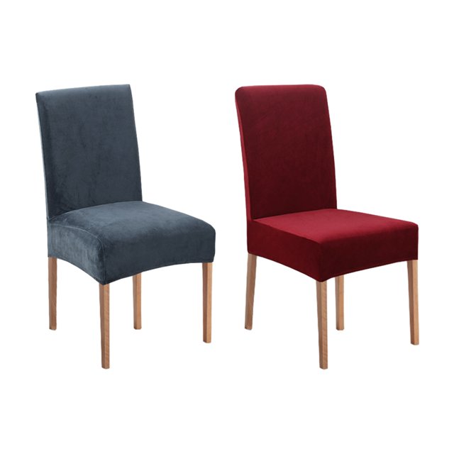 Baohd 4pack/lot Protection And Decoration With Simple And Fashionable Chair Covers Easy To Care Polyester Deepwater Blue