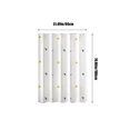 thumbnail image 3 of YiJuHui Waterproof Shower Curtain Liner with Hooks - Mold Mildew Resistant Bathroom Curtain for Bath Tub, Heavy Duty PEVA Plastic, Easy Install No Drilling, Clear, 3 of 8