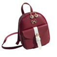 thumbnail image 1 of Mini Mochila Con Decoración De Lazo Para Mujer, Mochila De Cuero Pu, Mochila Escolar De Color Sólido Para Fiesta De Compras Eigraketly AP006182-03, 1 of 3
