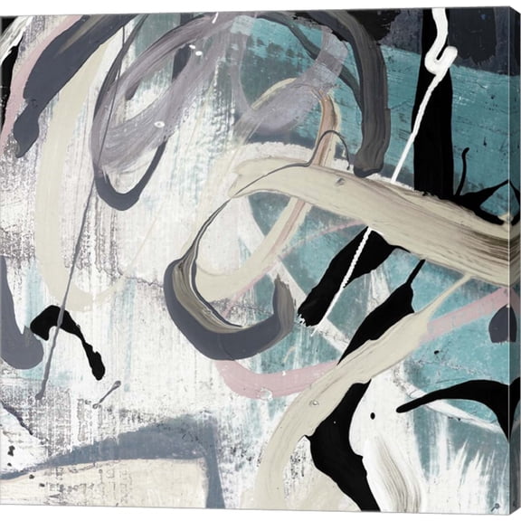 Great Art Now Tangled I Teal by Posters International Studio Canvas Wall Art
