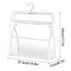 thumbnail image 5 of Perchero colgante para colgar bolsas, transparente, para baño, para guardar herramientas en el dormitorio, con estructura metálica plegable y diseño de 2 niveles., 5 of 8