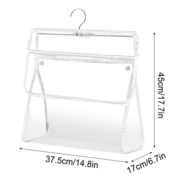 Gabinete de Almacenamiento de Baño Bolsa Colgante Transparente para Almacenamiento de Ropa de Baño, Bolsa Colgante de Pared para Almacenamiento en Dormitorio, Estante de Almacenamiento de Herramientas