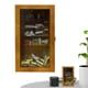 thumbnail image 3 of Miniature Bookshelf Pocket Anxiety Bookshelf Wooden Tiny Book Library Stress Reliever Bookshelf Tabletop No Books, 3 of 5