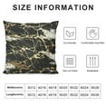 thumbnail image 5 of Nawypu  Throw Pillow Cover Golden Black Marble Abstract Painting Nature Marbling Texture Art Print Decor Lumbar Pillow Case Cushion for Sofa Couch Bed Standard Queen Size, 5 of 5