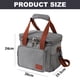 thumbnail image 2 of Paquete de aislamiento de doble capa Bolsa de almuerzo Bolsa de aislamiento Bento Paquete de hielo para picnic al aire libre, 2 of 6