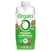 Orgain Organic Nutrition Shake, Grass Fed Protein, Iced Café Mocha 11oz, 1ct