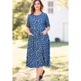 thumbnail image 5 of Woman Within Plus Size Short-sleeve Denim Dress, 5 of 6