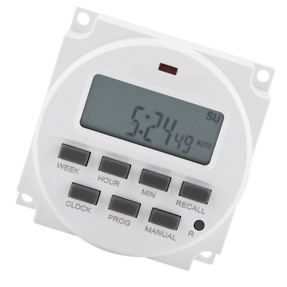 Dekaim Smart Timer, 12V Digital Electric Durable Programmable Smart Control Switch Timer