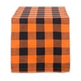 thumbnail image 3 of DII Orange Buffalo Check Table Set, 3 of 8