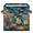 Multicolor 2, variant on CURLYOOT Retro Vintage Deers Moose Forest 11 x 11 Inch Cube Storage Bin, Fabric Storage Cube Foldable Basket with Leather Handles, Organizer Basket for Closet Shelves