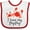 White and Red, variant on Inktastic I Love My Poppop Grandchild Boys or Girls Baby Bib