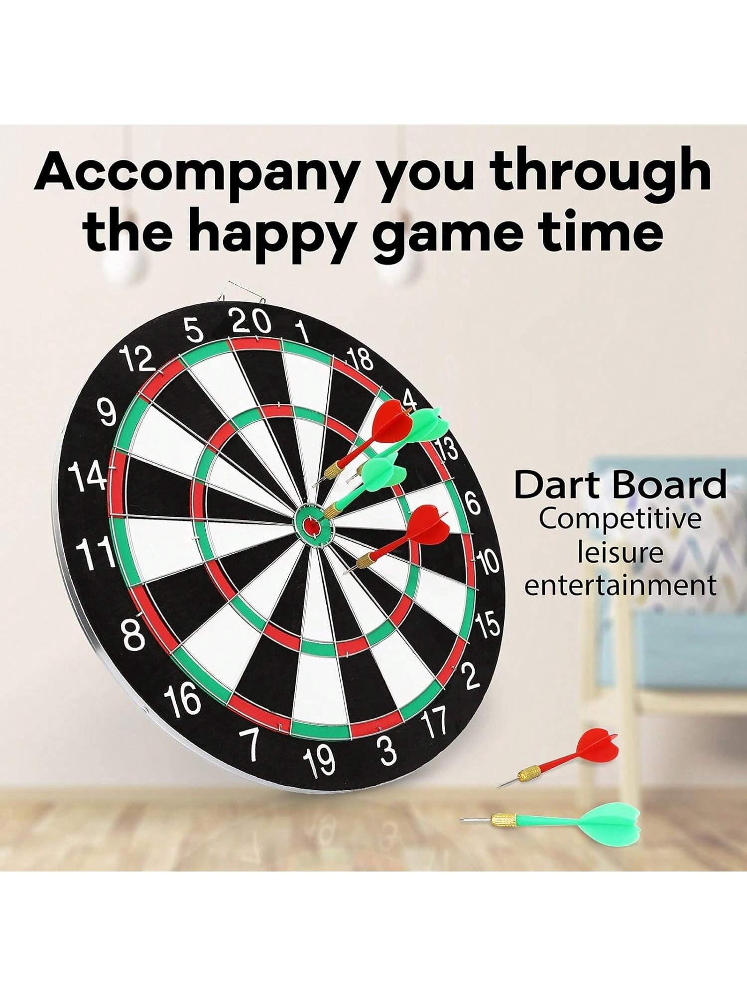 Professional Dart Board Set Indoor Home Leisure Entertainment Paper Target Darts Set Outdoor Paper Target Dart Board,12in