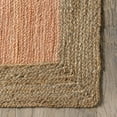 thumbnail image 4 of nuLOOM Eleonora Casual Jute Area Rug, 5' x 8', Eleonora Peach, 4 of 9
