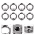 thumbnail image 1 of CTIRCHIU 8 Pcs Stainless Steel Eyebolt Nut for Load Securing Lifting Devices, 1 of 7