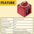 Hormy, Battery Isolator Switch, 12V-48V 350A, with Locking Key ...