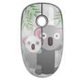 thumbnail image 1 of Mini ratón inalámbrico para juegos de dibujos animados, 3 teclas + 3D, 1500DPI, para ordenador portátil (Koala), 1 of 8