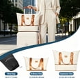 thumbnail image 6 of Travelhouse 3-Piece Hardside Spinner Carry on Luggage Set with TSA Lock and Travel Bag, White, 6 of 8
