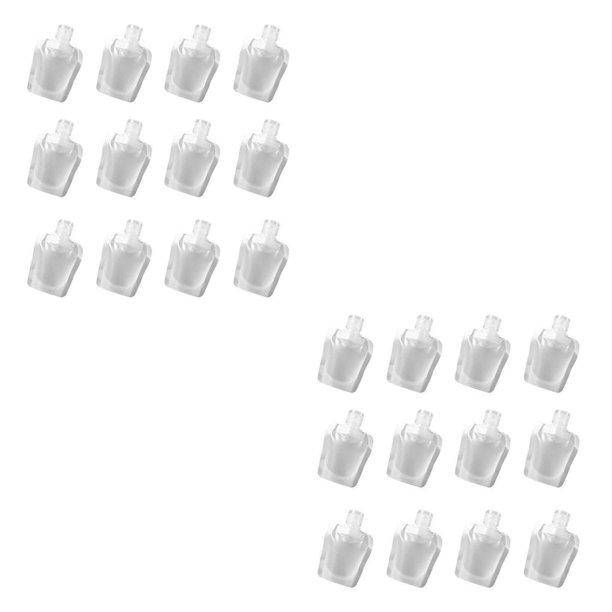 Seitruly Paquete de 12 bolsas de embalaje recargables a prueba de fugas, pequeña bolsa de pie, bolsa de subembalaje comprimible, dispensador de Type3 NO3