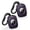 Dark Purple, 2 Pack, variant on SURITCH for AirTag Holder 2 Pack, Keychain with Anti-Lost Carabiner Shockproof TPU Protective Case for AirTag for Kids, Keys, Pets, Luggage, Bags, 2 Pack, Black