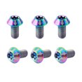 thumbnail image 1 of EeaseCA 6PCS M5 Titanium Alloy Brake Pad Screw Brake Fixing Screw Rust Proof Screw For Mountain Bike(Colorful), 1 of 7