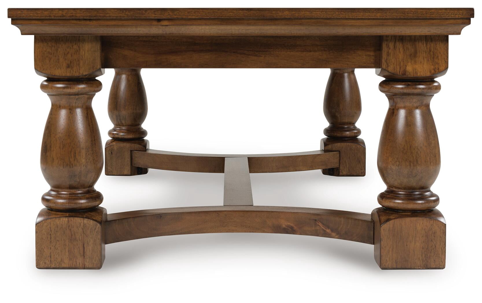 Signature Design by Ashley Korestone Coffee Table, Dark Brown, Contemporary Living Room Center Table