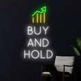 thumbnail image 2 of Handmadetneonsign Buy And Hold Stock Market Neon Light, Trading Neon Sign, Bitcoin Led Sign, 2 of 5