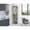 Beige, variant on 74.8 - inch Bar Cabinet with Wine Glass Storage / Fit for Dining Room Collections