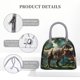 thumbnail image 4 of Fotbe Green Forest Dinosaur Bolsa de Almuerzo con Estampado, Lonchera Aislada, Contenedor de Comida Reutilizable Tipo Cooler a Prueba de Fugas, 4 of 6