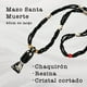 thumbnail image 5 of Collar Rosario Personal Santa Muerte Todo Negro Total, 5 of 6