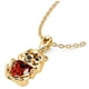 thumbnail image 3 of Collar BearNeck01 High Monaco 5 Pzas Oso/Corazón Dorado/Rojo Metal, 3 of 4