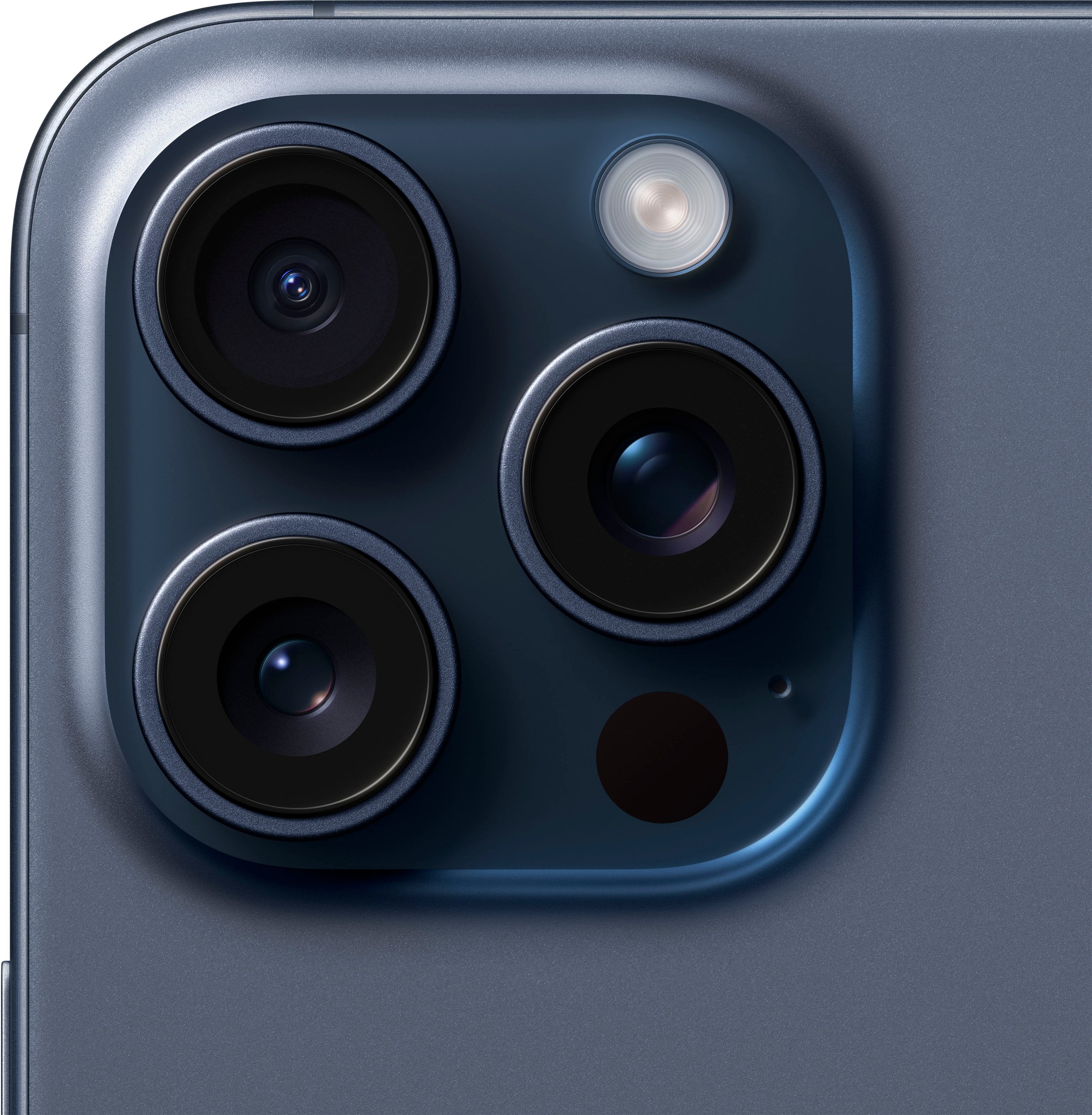 Apple iPhone 15 Pro Max A2849 256GB Blue Titanium with Wireless Earbuds