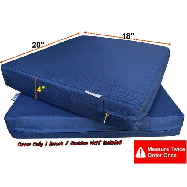 Waterproof Outdoor 4 Pack Deep Seat, Outdoor Cushion Replacement Covers With Zippers