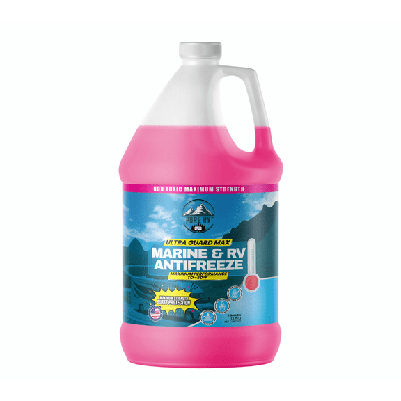 Pure RV Antifreeze, Non-Toxic, Potable Water Safe, -50F, 1 Gallon