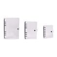 thumbnail image 1 of harayaa 3 Pieces Clear Binder Planner Cover Refillable Notebook Protector Versatile Gift Black, 1 of 8