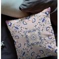 thumbnail image 4 of 16â€ Lavender Blue Wreath Indoor Outdoor Zippered Throw Pillow, 4 of 4