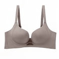 thumbnail image 2 of Bixock Balconette Bras for Women,Women's Bras Solid Color Thin Wireless Push up Breathable Seamless Everyday Bras, 2 of 6