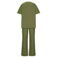 thumbnail image 3 of Pyhlmscde Women 2 Piece Outfits Sets, Wide Leg Pants Woman, Linen Dress, 3 of 5