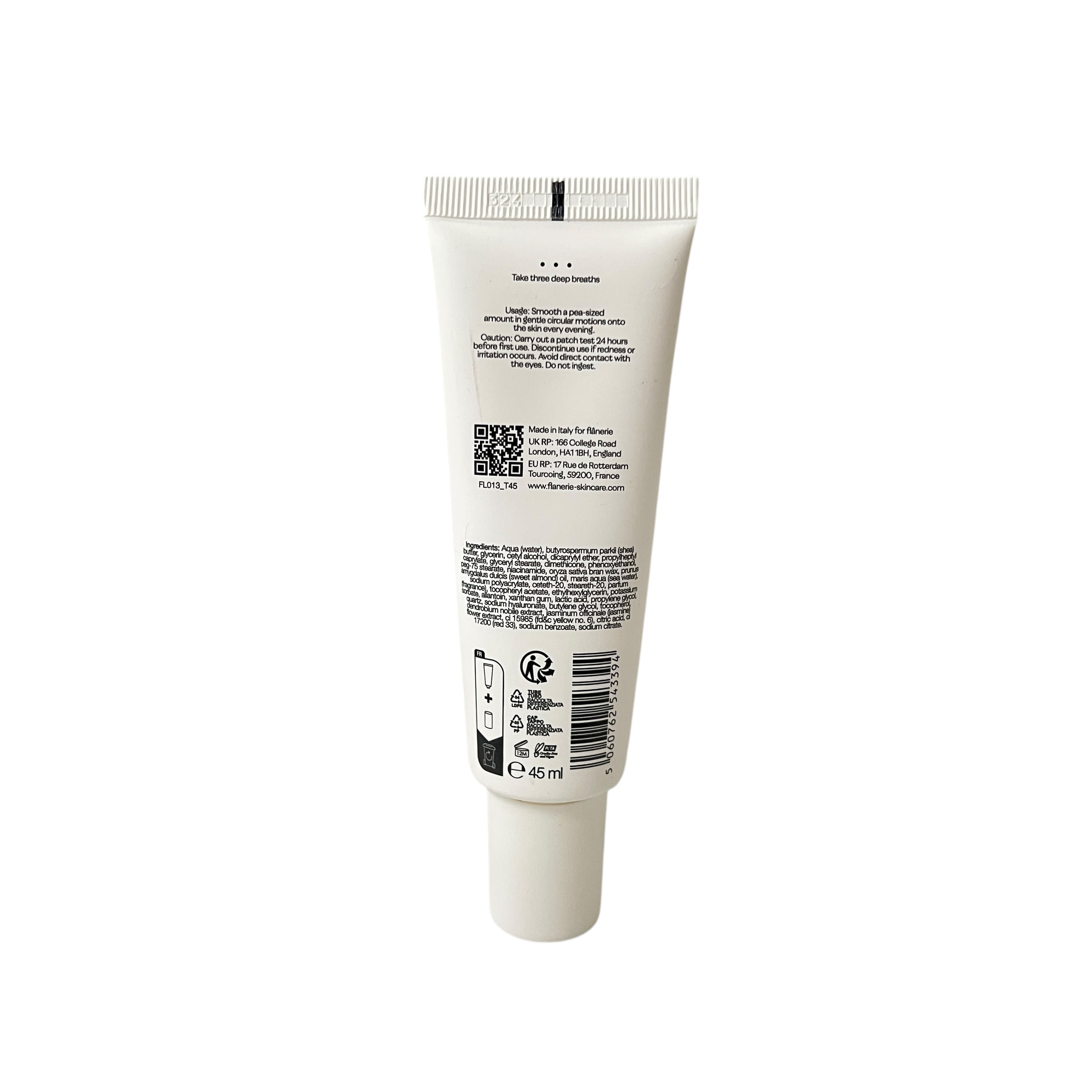 Flanerie Jasmine Sunset Rose Quartz Restorative Face & Eye Night Cream 1.52 fl oz