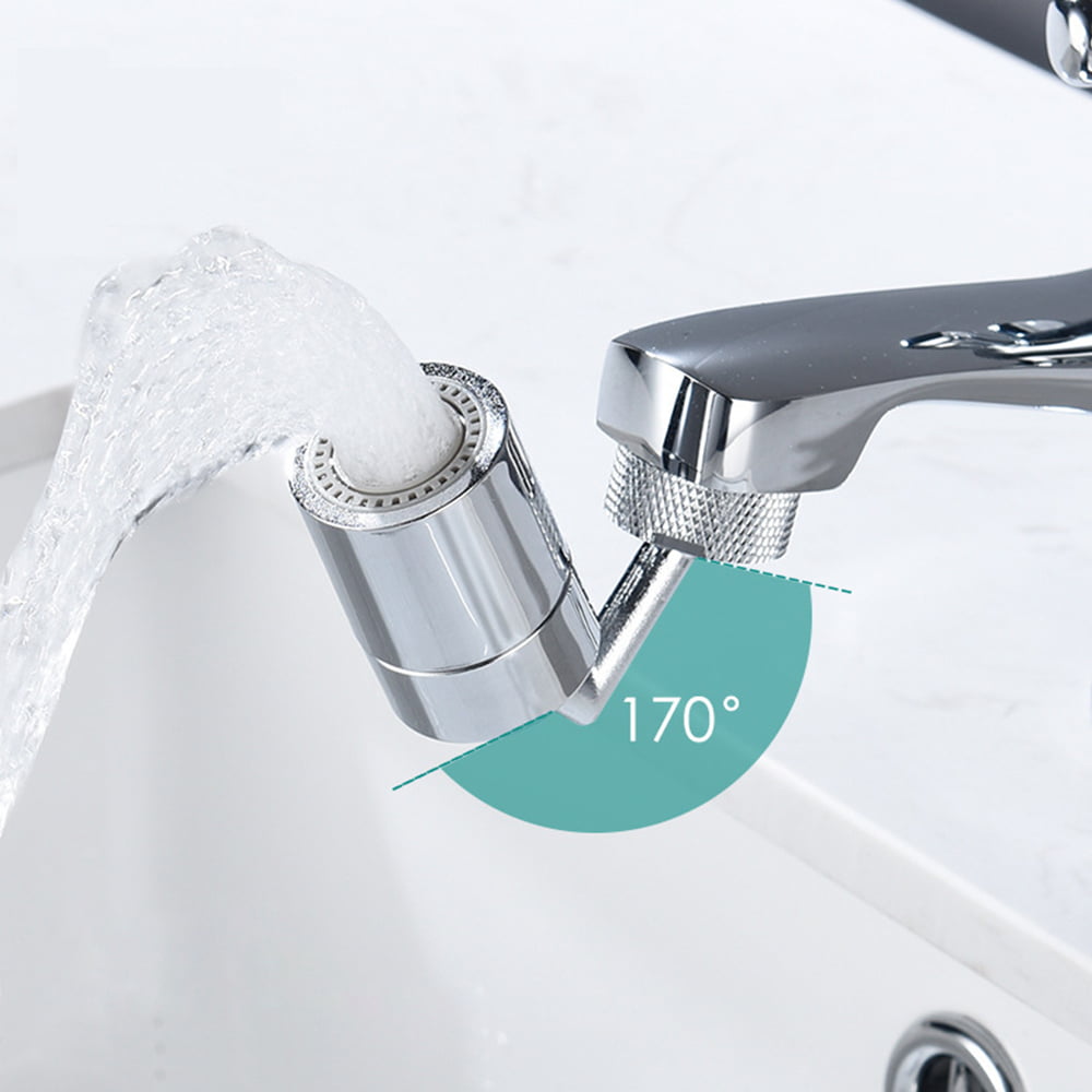Nashone Universal Splash Filter Faucet 720° Rotate Water Outlet Faucet Oxygen-Enriched Foam Sprayer Head Water Filtration System 