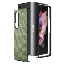 Allytech for Galaxy Z Fold 4 Cover for Samsung Galaxy Z Fold 4 5G 2022, PU Leather & Hard PC Folio Protective Case for Samsung Z Fold 2022, Green