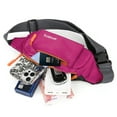 thumbnail image 4 of SAPLIZE Lightweight Multi-Compartment Unisex Fanny Pack, Pink, 4 of 5