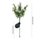 thumbnail image 3 of Solar Gardenia Lights Outdoor Waterproof LED Artificial Flower Stake | White Pink Yellow | Solar Powered Decorative Lighting for Garden Wedding Party Patio Yard | 74cm Single Piece, 3 of 6